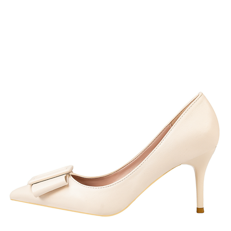 Thin Heel Shallow Mouth Pointed Shoes Scalp Buckle Shoes Women Heels