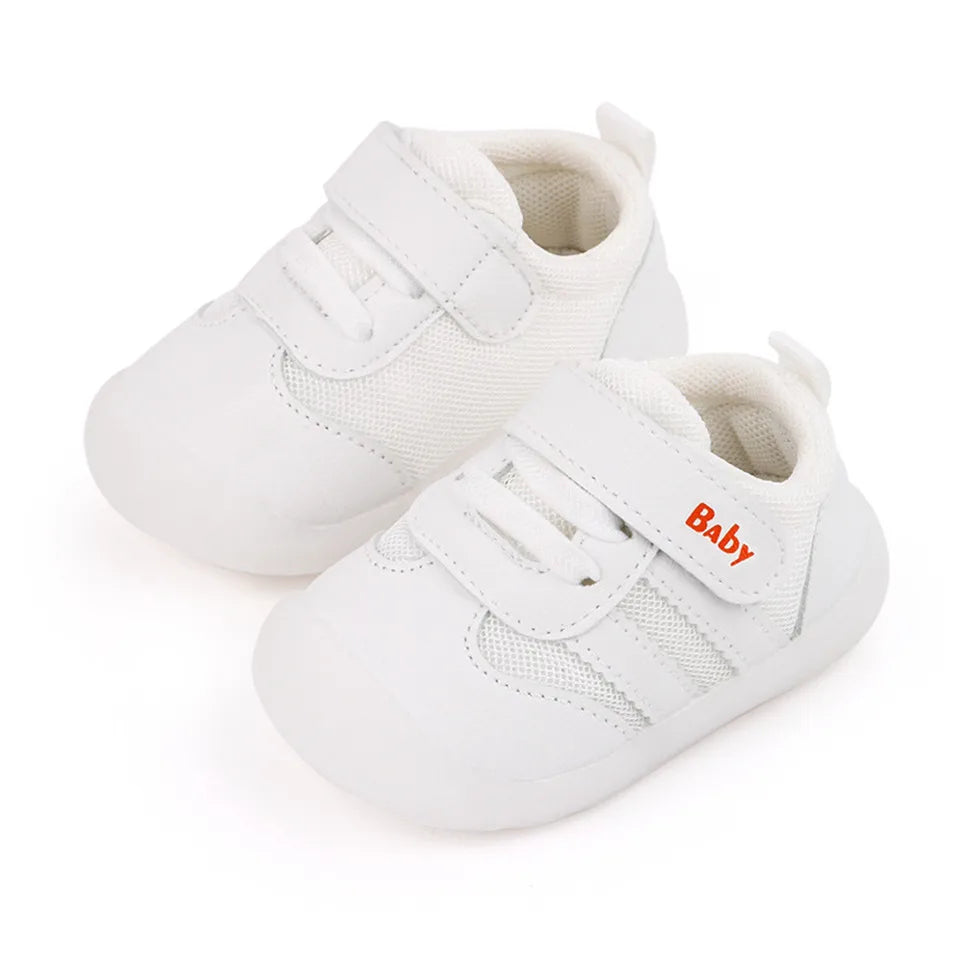 Unisex Baby Shoes First Shoes Baby Walkers Toddler First Walker Baby Girl Kids Soft Rubber Sole Baby Shoe Booties Anti-Slip
