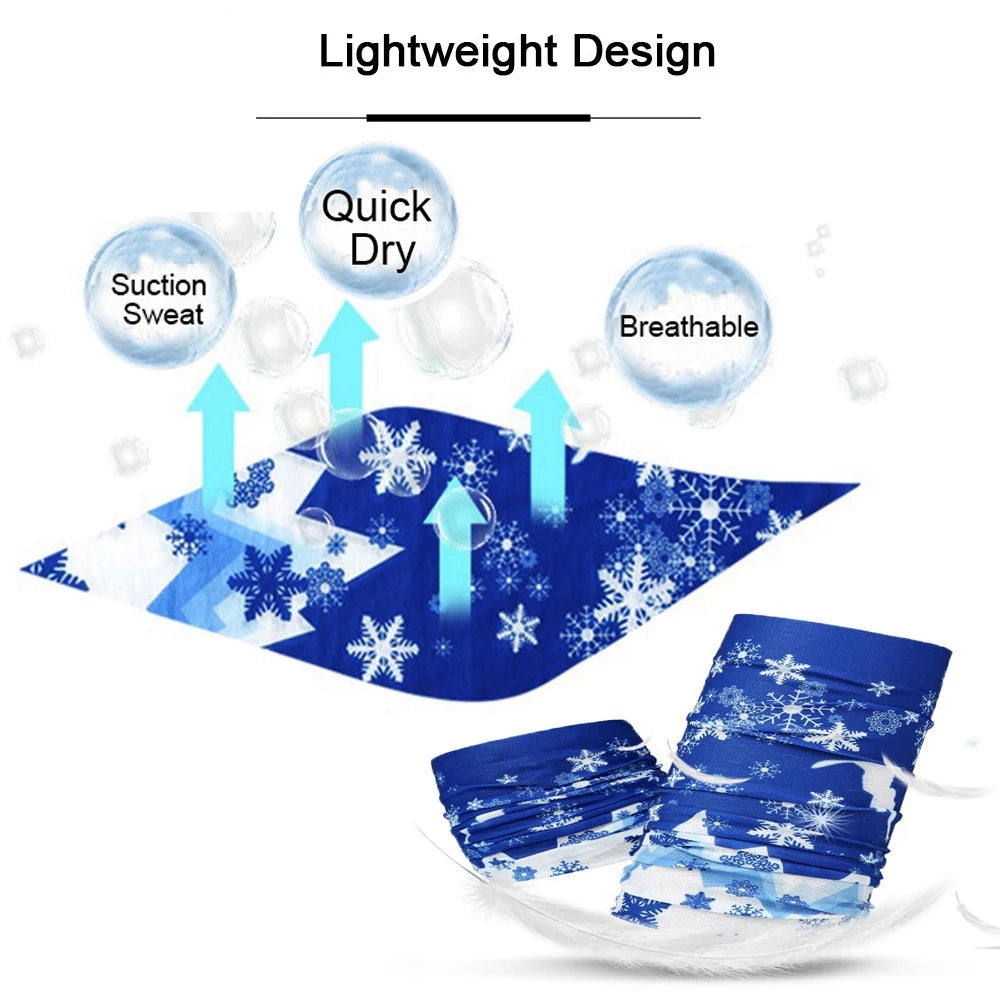 Windproof Head Scarves Neck Warmer Cycling Camping Hiking Men Women Fashion Magic Scarves Turban Outdoor Headband Bandanas