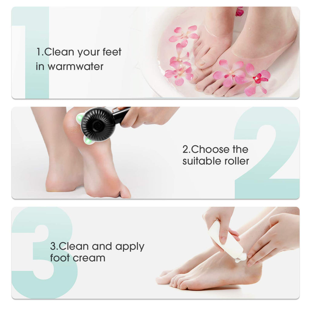 Electric Foot Grinder Vacuum Callus Remover Electric Dead Skin Remover Callus Remover Foot File Pedicure Skin Cleanser Care Tool