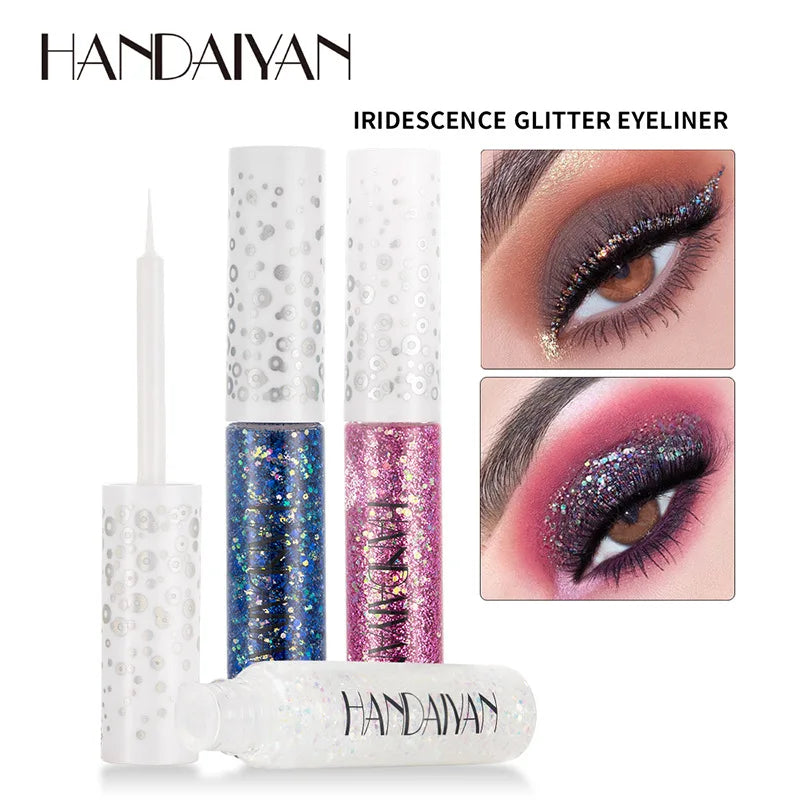 New 12 Colors Diamond Glitter Liquid Eyeliner Durable Waterproof Makeup Shimmer and Shine Eye Pencil Makeup Beauty Tools - My Store