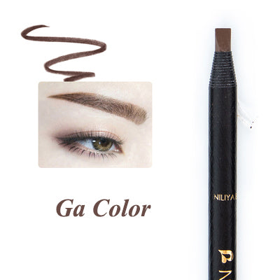 Waterproof Long-Lasting Brow Pencil Microblading Supply Permanent Makeup Tools Natural Makeup Peel Off Eyebrow Pencil With Brush - My Store