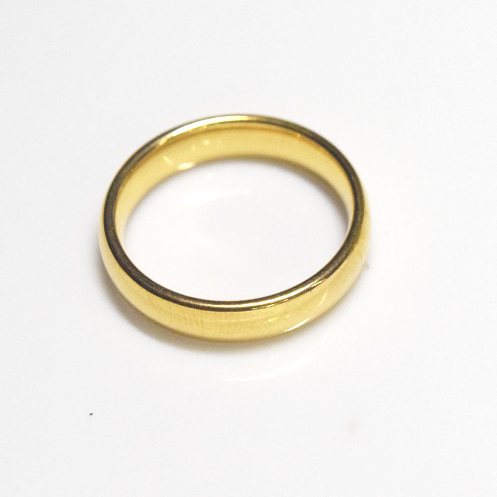 Simple 4mm 6mm 8mm Stainless Steel Jewelry Women Blank Ring Finger Rings Jewellery