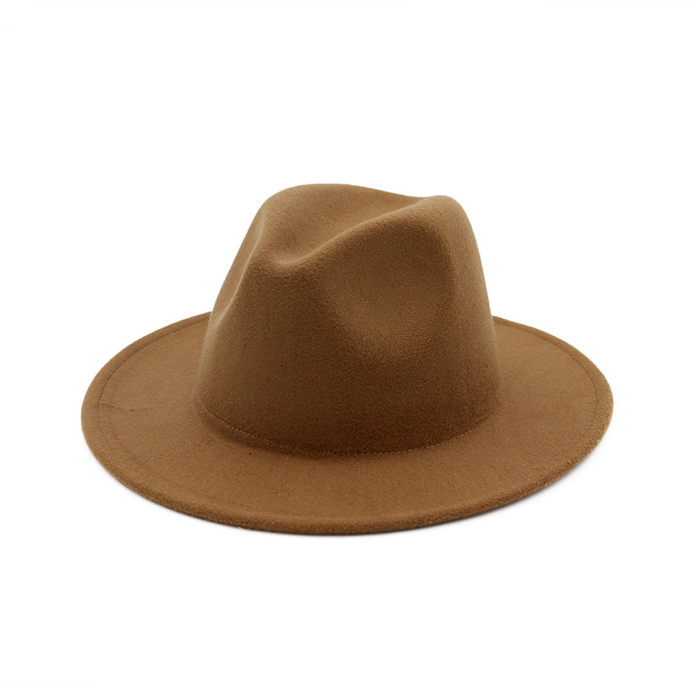 High Quality Children Jazz Fedora Hat Solid Fedora Hats for Kids