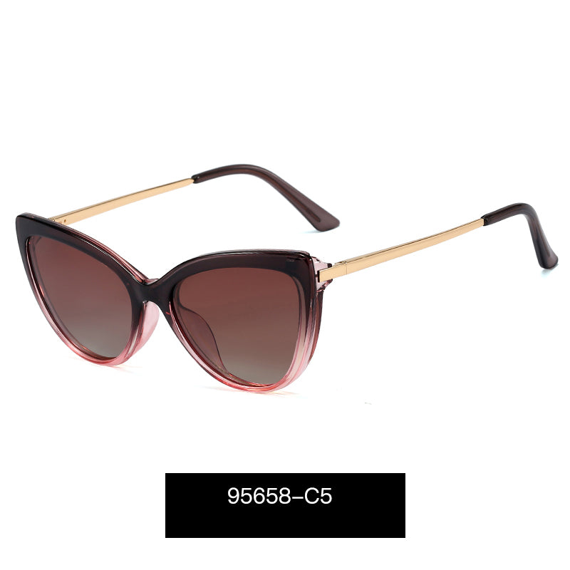 95658 Clip on Sunglass Wholesale Classic Brand Design Sunglasses Custom Logo Good Quality Polarized