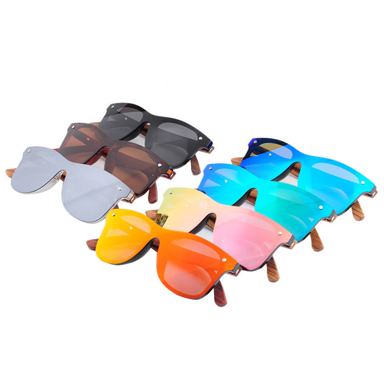 Uv400 Polarized Sunglasses Recycled  Wood Sunglasses