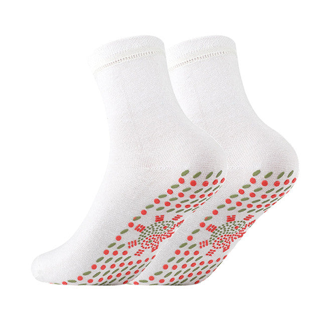 Nanotechnology Autumn Winter Self-Heating Socks Unisex Thickened Massage Yoga Health Care Crew Cotton Sports Warm Cold Socks