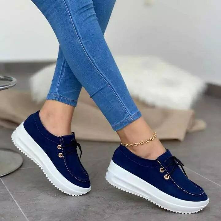 Women Relax Sneaker Anti-Slippery High Heel Sneakers Women