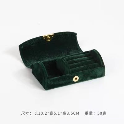 Velvet Travel Portable Jewelry Box Jewelry Storage Box
