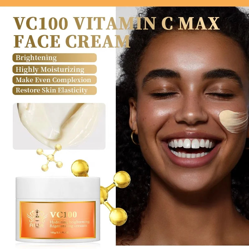 Privated Label Whitening Lightening Face Cream Body Lotion Serum Soap Face Care Vitamin C Skin Care Set for Face