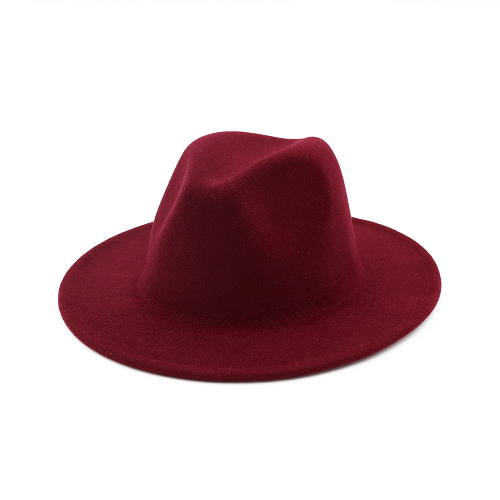 High Quality Children Jazz Fedora Hat Solid Fedora Hats for Kids