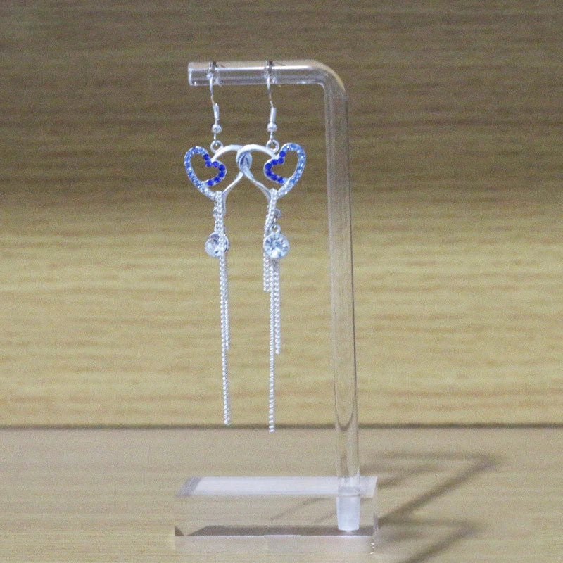 Clear Acrylic Hanging Earring Display Stand Jewelry Showing Case Earring Organizer Earring Holder  Jewellery Stands