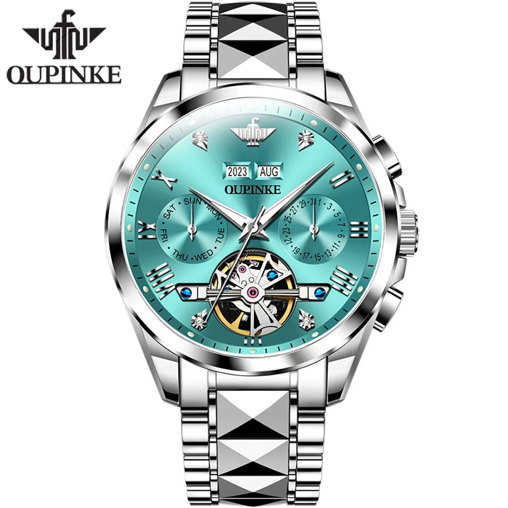 Oupinke 3186 Luxury Brand Watches Men Automatic Mechanical Watch Waterproof Wrist Watches for Man