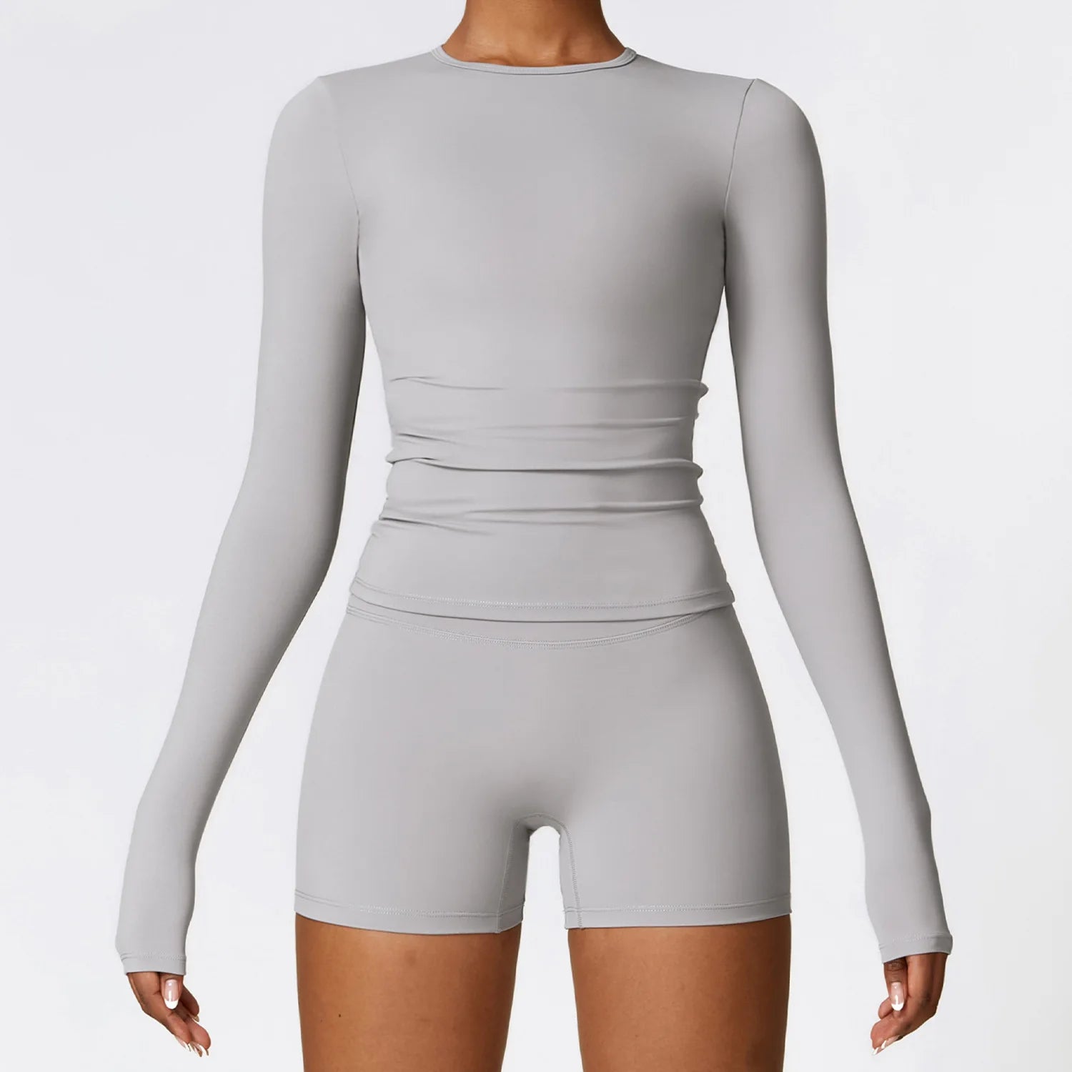 Ropa Deportiva Mujer 5 Pieces Yoga Set Sports Fitness Activewear Gym Woman Seamless Ribbed Workout Clothing Yoga Active Wear Set