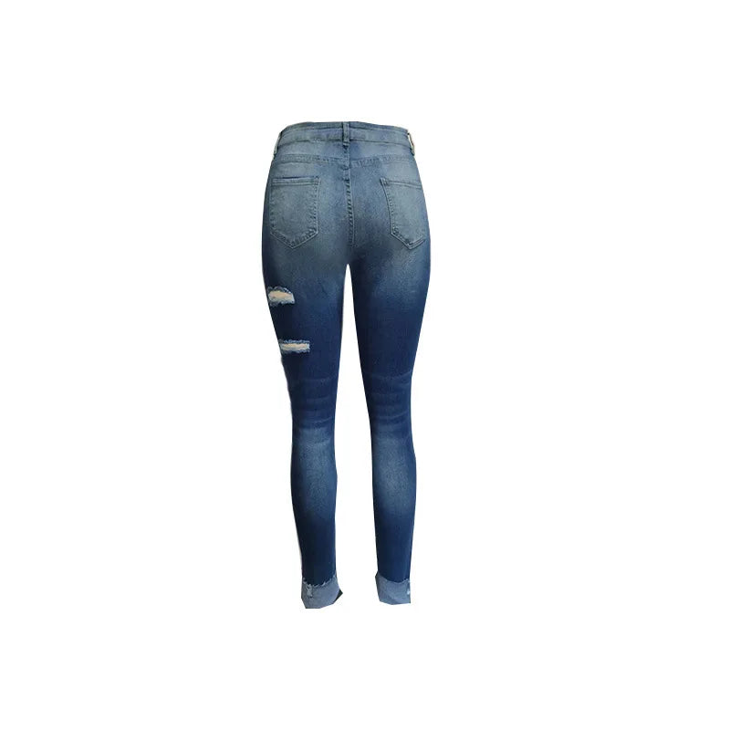 Jeans for Women Blue Fashion Women High Waist New Style Baggy Jeans Women Pants Casual Jean