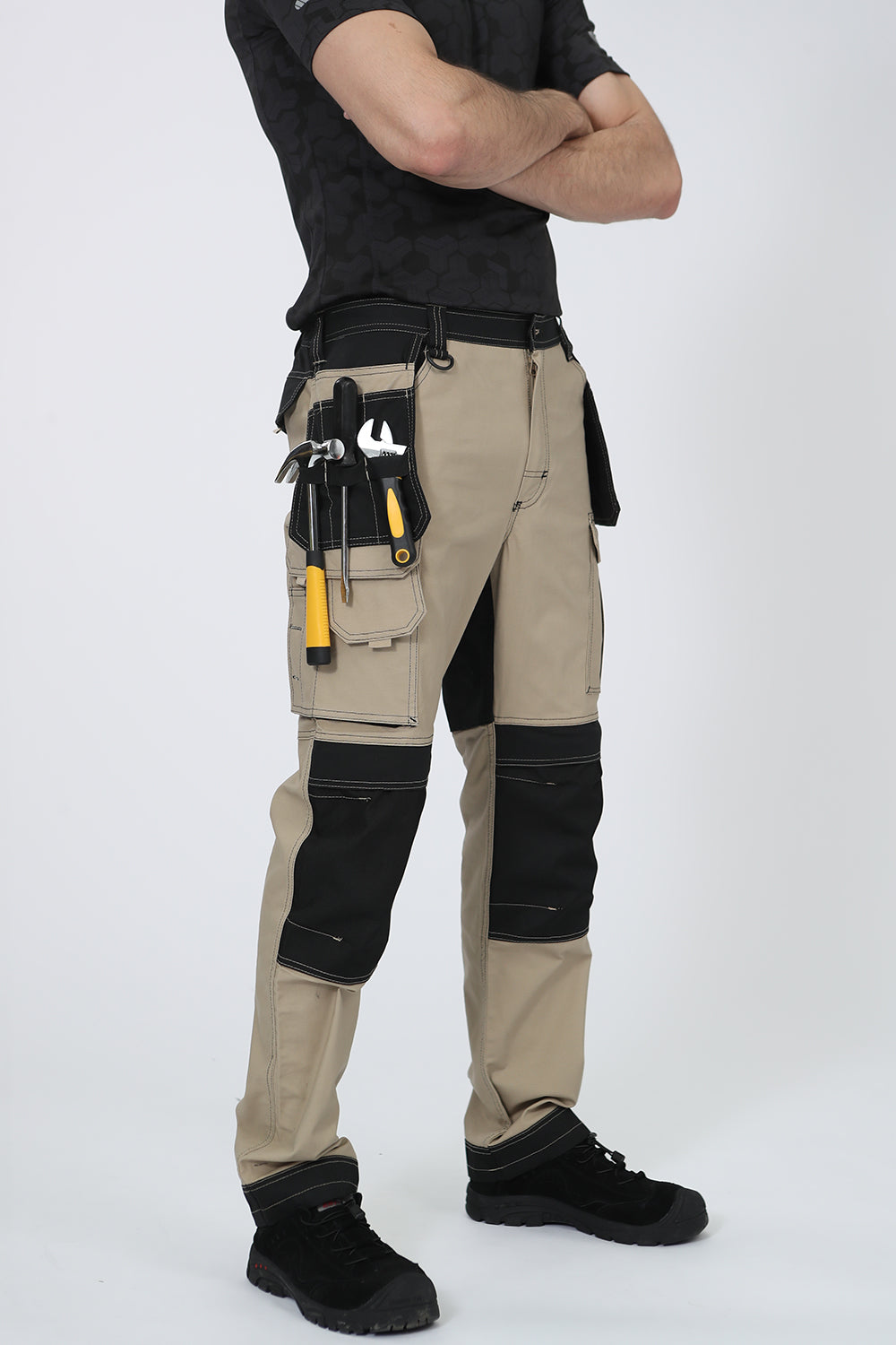 Knee Pad Pants Heavy Duty Mens Work Trousers Construction Clothing Manufacture Best Work Pants Construction Pants