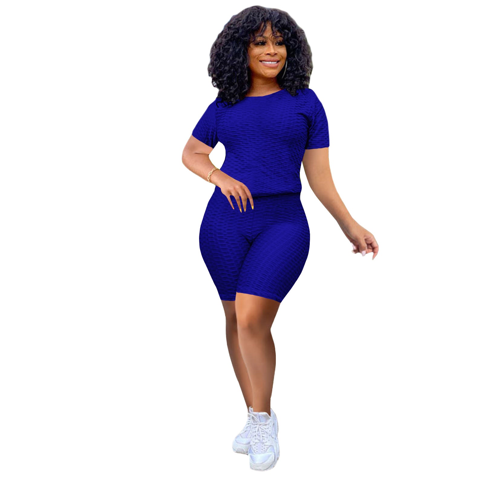 LW -  4204  New Arrival Summer Activewear Set  Butt Lift Purple Yoga Set Fitness Women Activewear