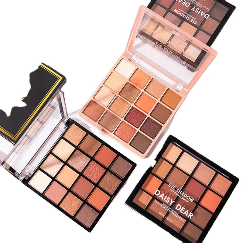 Beautiful 16 Colors Shimmer Matte Eyeshadow Eye Shadow Palette Waterproof Cosmetic Long Lasting Eyeshadow Cosmetic - My Store