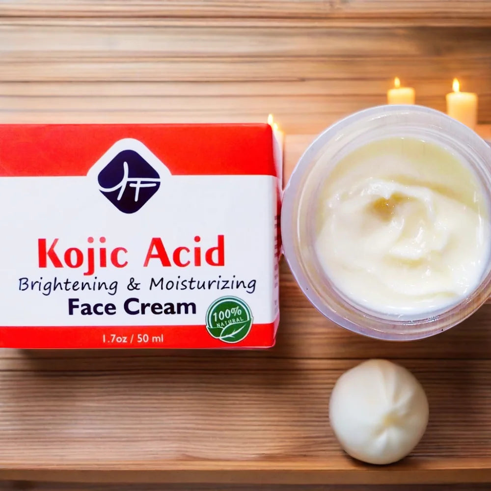 Mc06 Private Label Skin Care SET Rejuvinating FACE CREAM KOJIC Lotion Lightening Body Scrub  KOJIC AICD  Whitening Skin Care Set