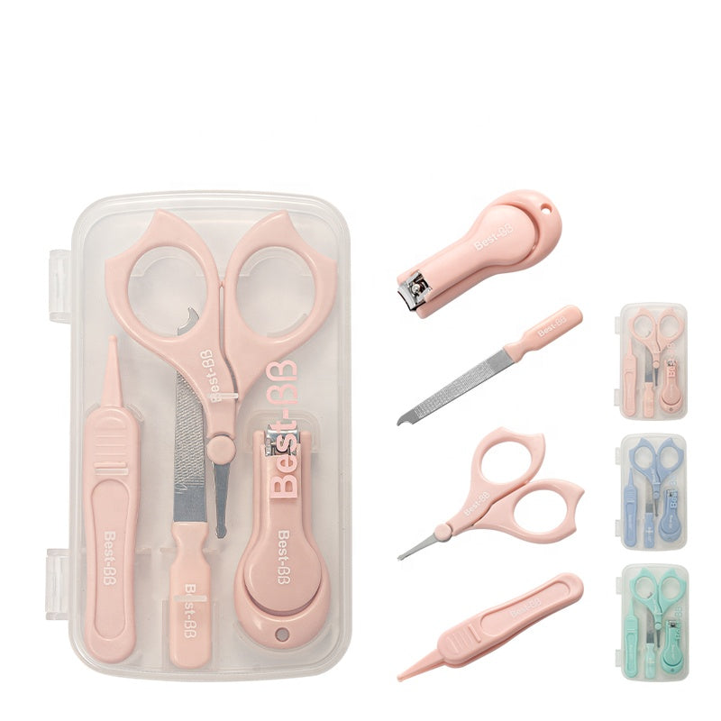 Eliter Hot Sell in Stock Safe Grooming Kit for Baby Babi Manicure Kit Set for Baby Care New Born Grooming Kit