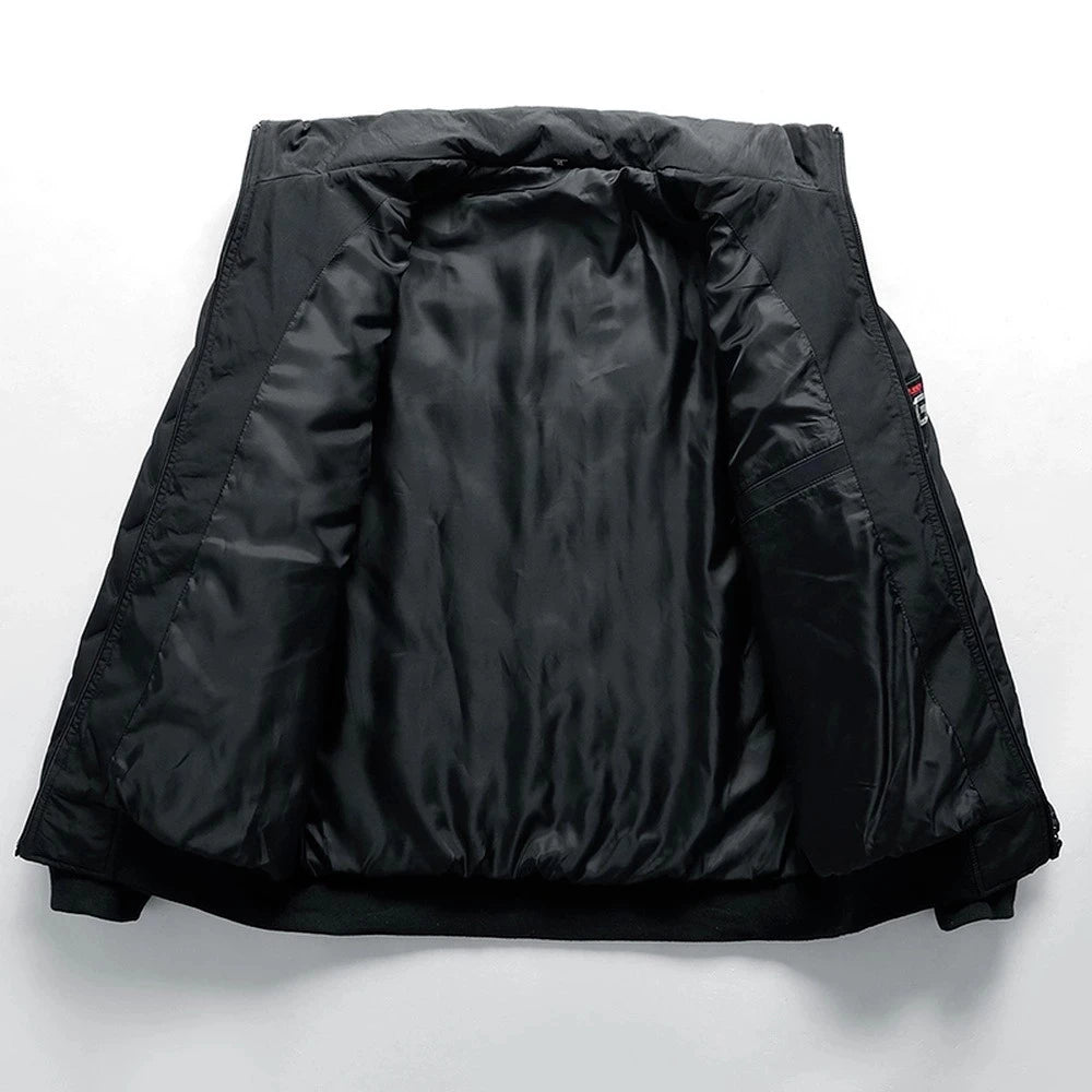 Warm Men's Clothing Slim Fit Coats Winter Men's Jacket and Coats Windproof Long Sleeve Casual Jacket Coat Puff Bubble Jacket