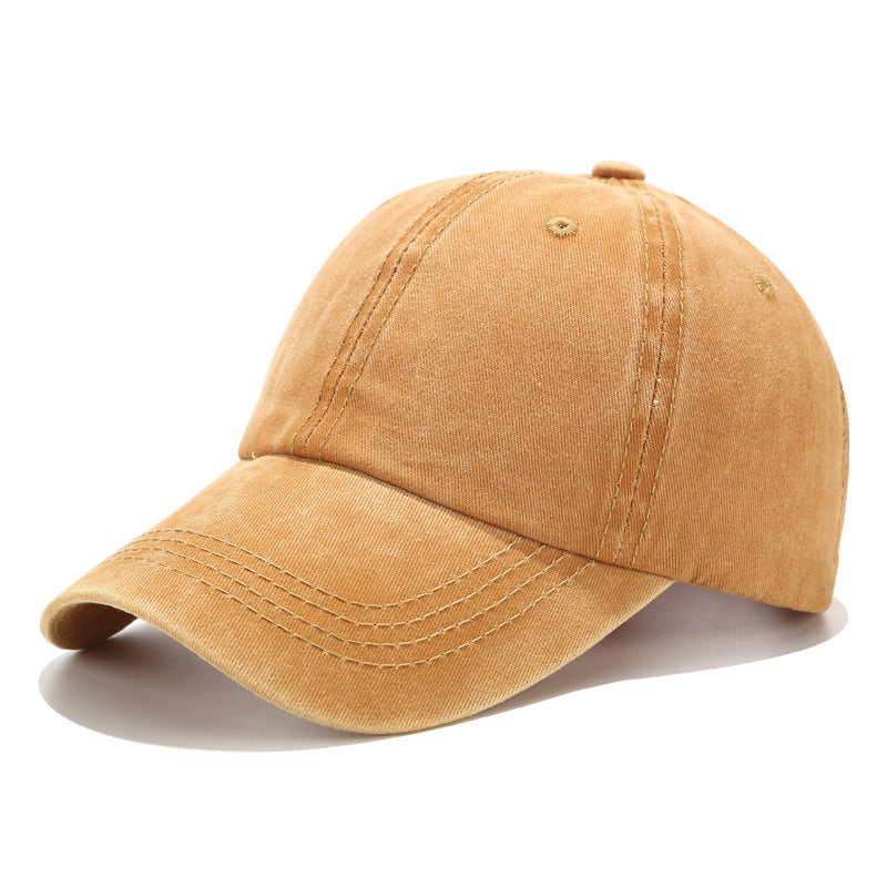 Wholesale Vintage Custom Baseball Hat Unstructured Multi-Panel Hat Washed Baseball Hats Unisex