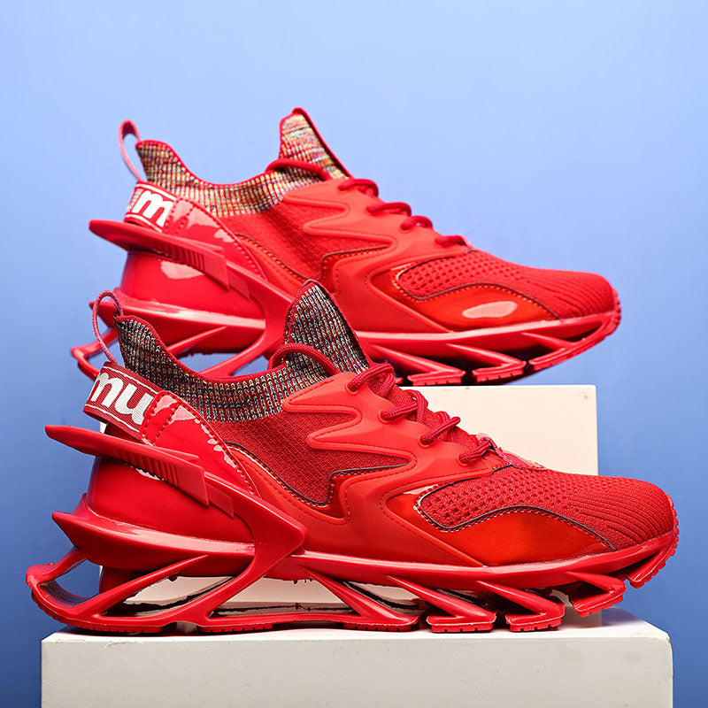 Running Shoes for Men Summer Fashion Blade Sneakers Cushioning Soles Mens Athletic Shoes Outdoor Reflective Leisure Sneaker