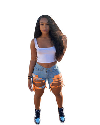 Amazon Jean Shorts Women Ripped Tassel Light Colored Washed Women Jeans Shorts Women Jeans