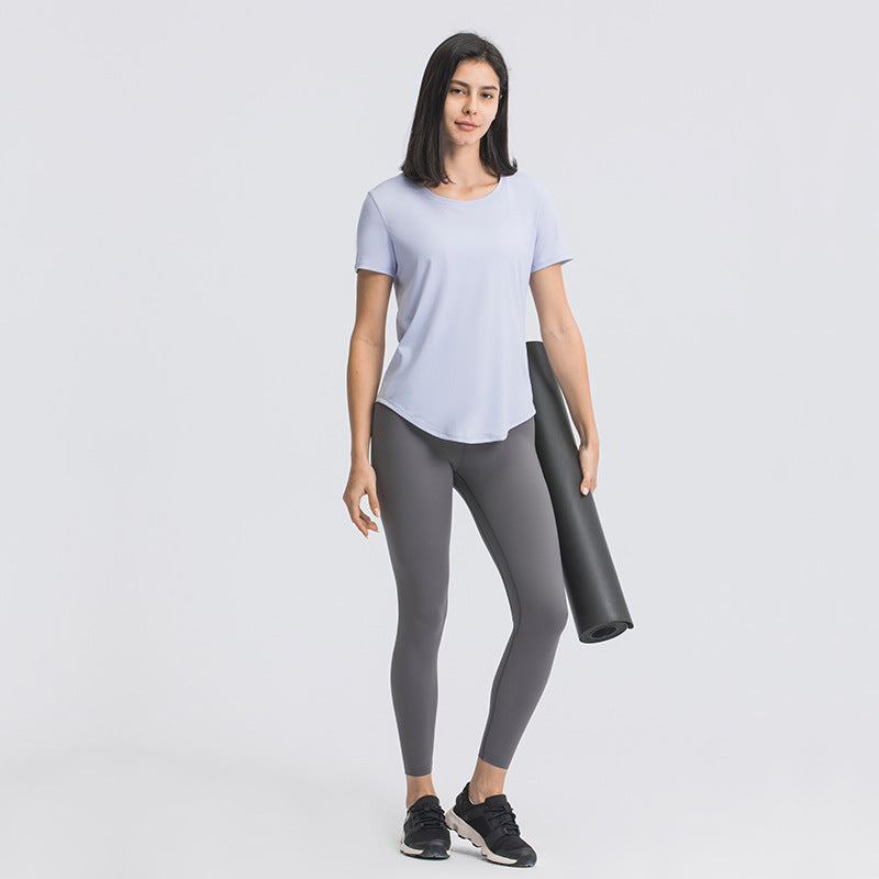 Xsunwing Wholesale Recycled Sustainable Eco Friendly Fitness Yoga Wear Gym Activewear Top Sportswear Women Sport Shirts WDQ075