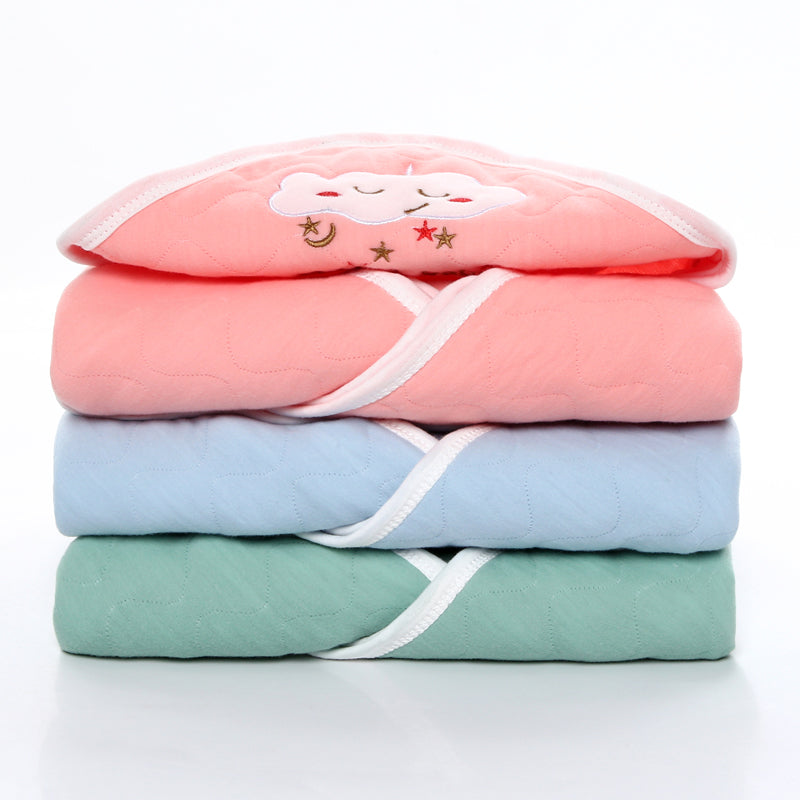 Factory Customized Organic Cotton Baby Blanket Comfortable Baby Sleeping Blanket Cartoon Baby Blankets Soft and Portable