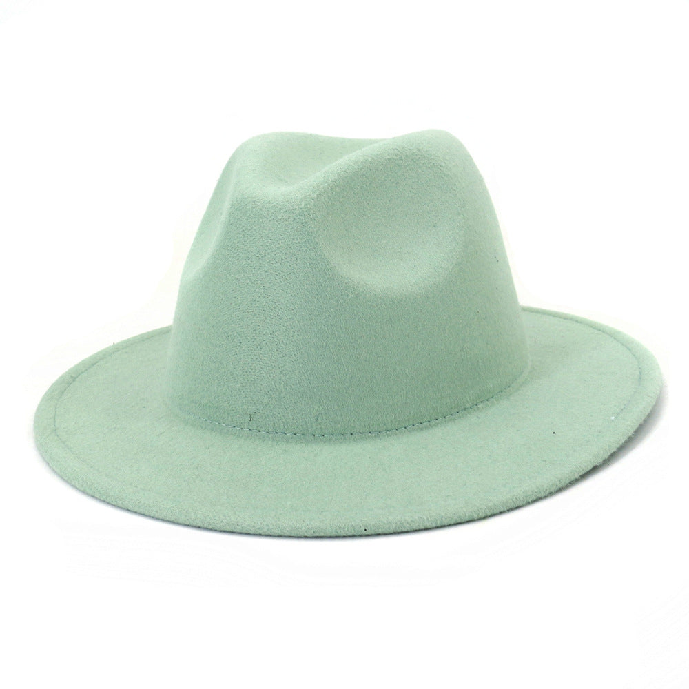 High Quality Children Jazz Fedora Hat Solid Fedora Hats for Kids