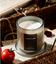 Jar Glass Candle Golden Bell  Tropical Style Candles Luxury Smokeless Custom Gift Scented  Candle Private Label