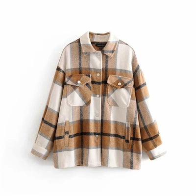 Coat for Women Winter Custom Lapel Long Sleeve Coats and Jackets Woman  Winter Coats