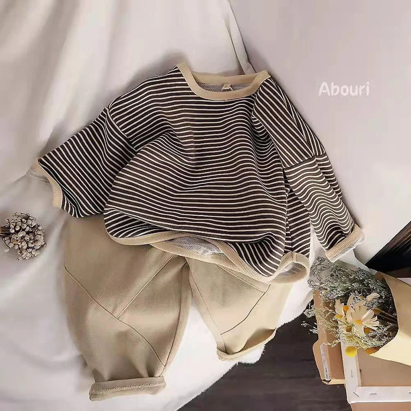 Kids Boy Sweatshirt for Toddler Girls Top Clothes Spring Cotton Long Sleeve T-Shirt Children Clothes Autumn 1-6y Boys Clothes