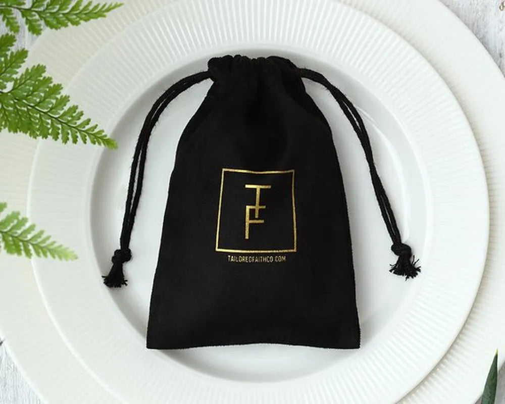 100 Black Flannel Jewellry Gift Bags Personalized Logo Velvet Jewelry Packaging Drawstring Pouches for Wedding Party Decoration
