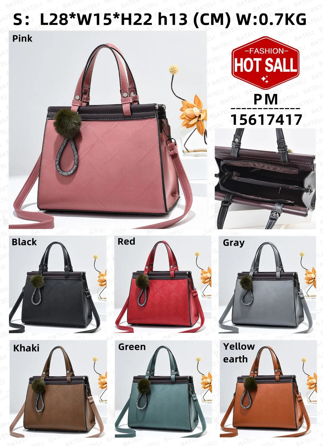 New Large Handbag Bags for Women Women Handbags New Fashion Pink Bags Handbags