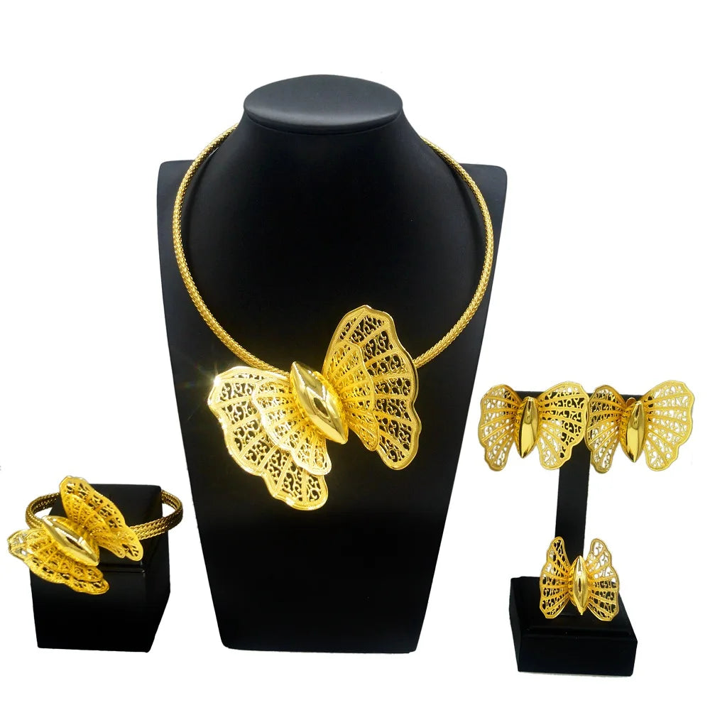 Africa Jewelry Top Gold Jewelry Design With a Ball Arabic Gold Jewelry Set