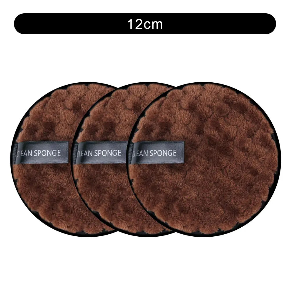 Makeup Remover Puff Reusable Make-Up Pads Washable Cleansing Cotton Microfiber Cloth Pad Skin Care Nail Art Cleaning Wipe Tools