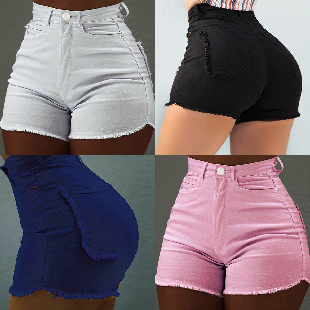 Women Jean Shorts Explosive Jeans Short Jeans Pants for Woman High Waist Denim Shorts