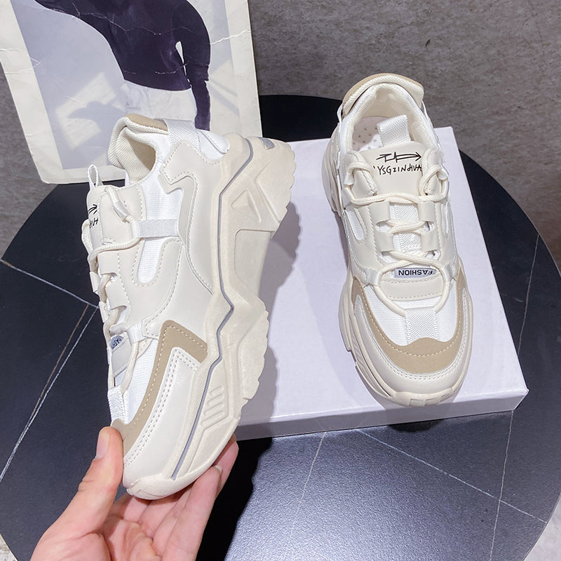 Women Sneakers 2025 Platform Chunky Casual Breathable Fashion Shoes Mesh Vulcanized Ladies Female Footwear Tenis Sneaker