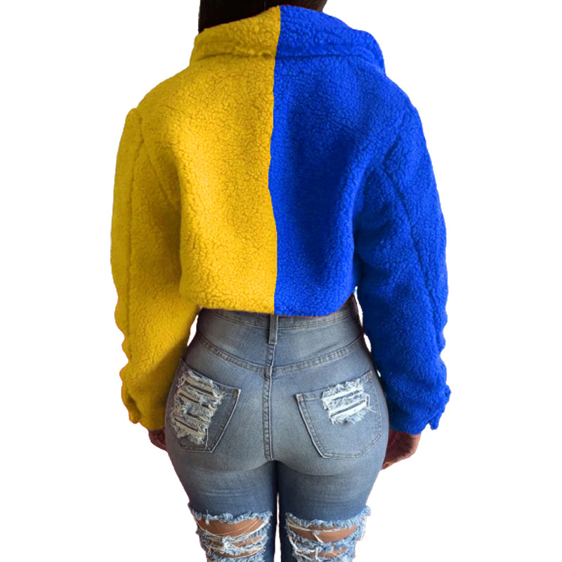 Women Woollen Coat Jackets Winter Crop Tops Coats Fashionable Girl Trendy Jackets for Women Ladies Down Parkas Coats