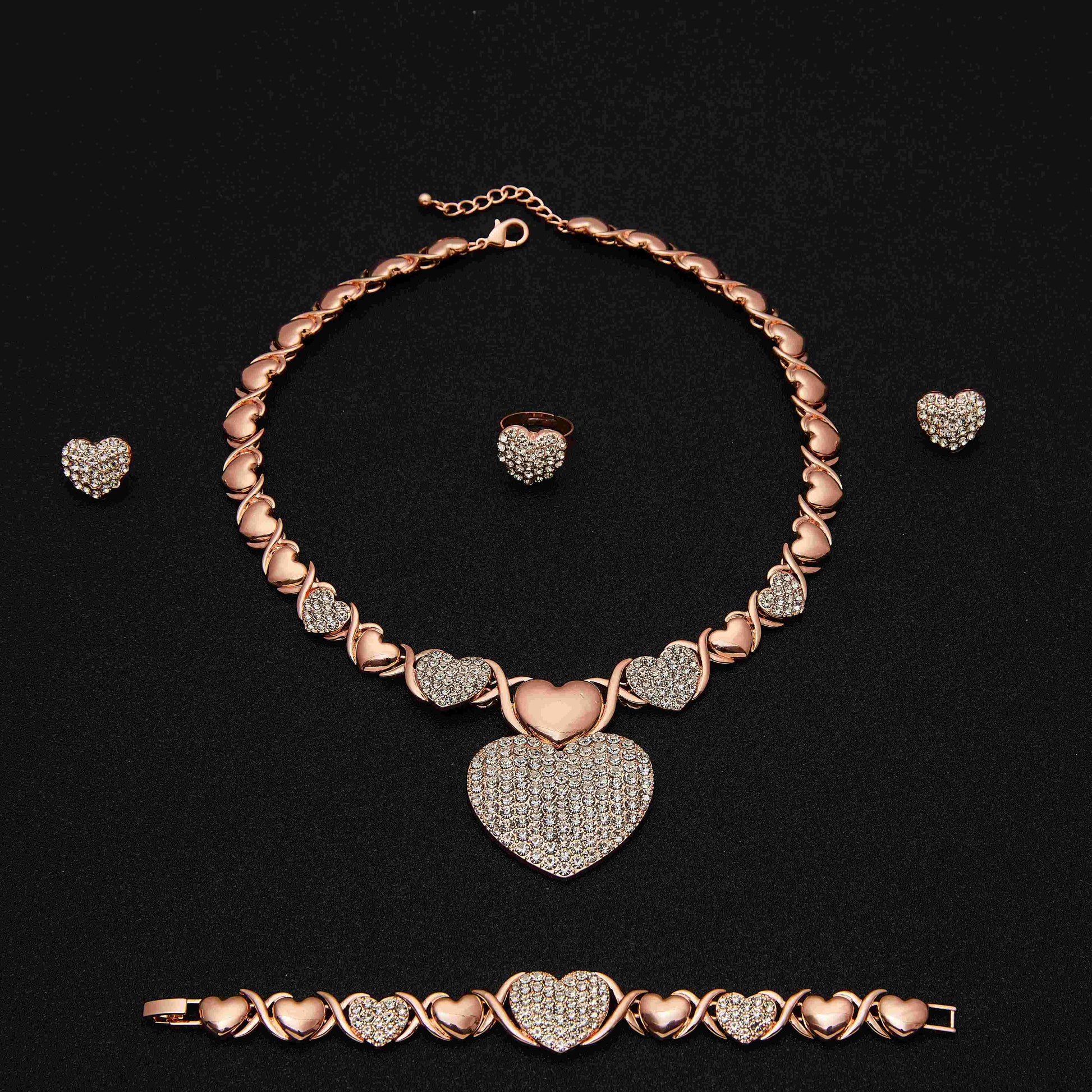2021 African High Quality Gold Jewelry Women Jewelry Set 18k Gold Plating Jewelry Set