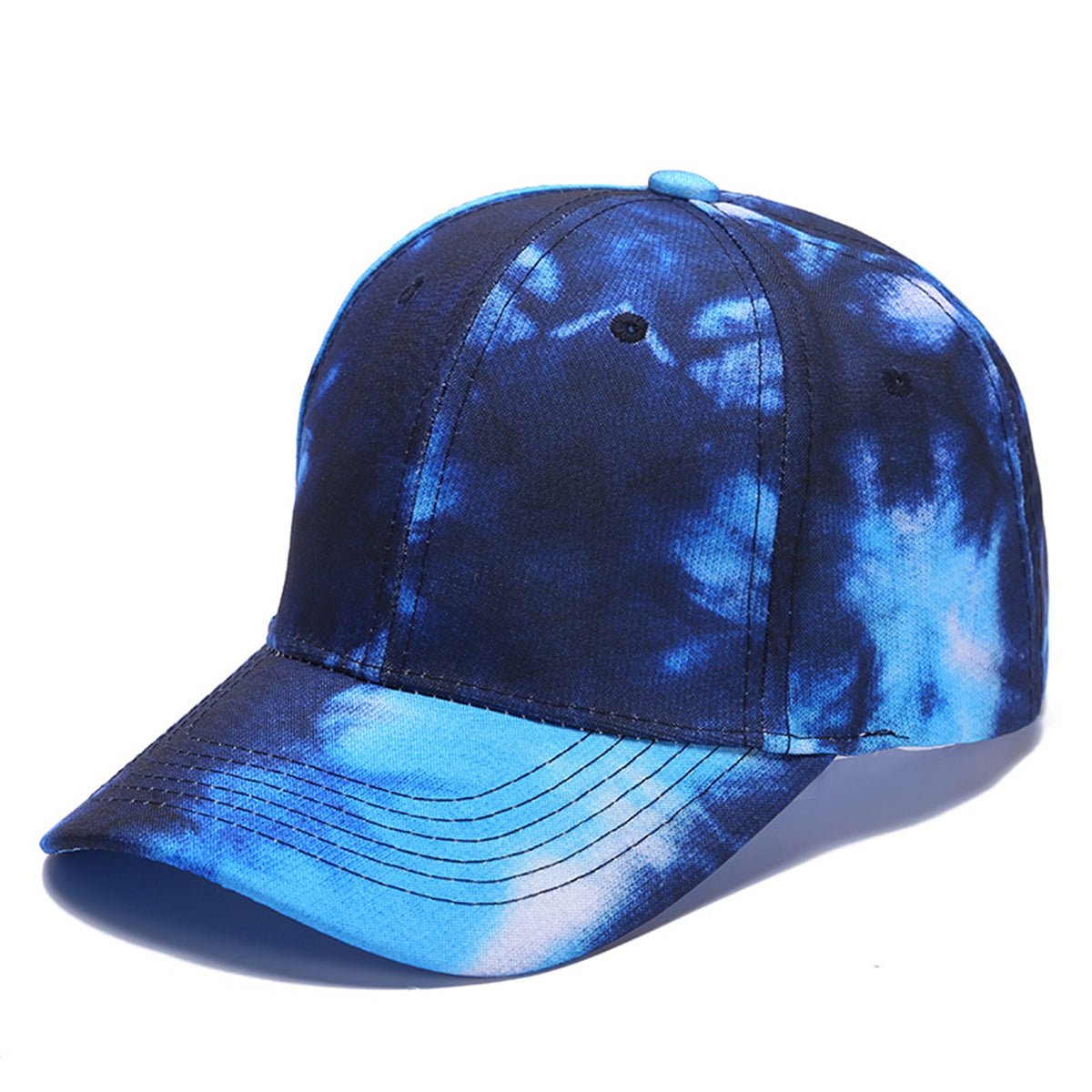 Mens Womens Strapback Hat Multicolor Colorful Rainbow Adjustable Baseball Hats Trucker Hats
