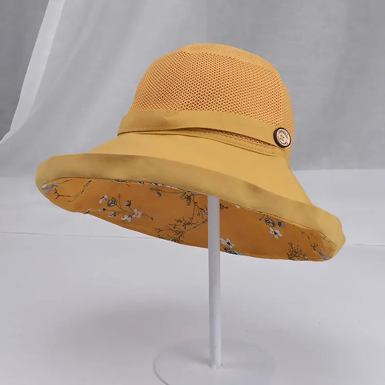 K116 Women's Bucket Hat Panama Fashion Sun Visor Breathable Fisherman Protection Hat Summer Hats Beach Sun Hats Breathable