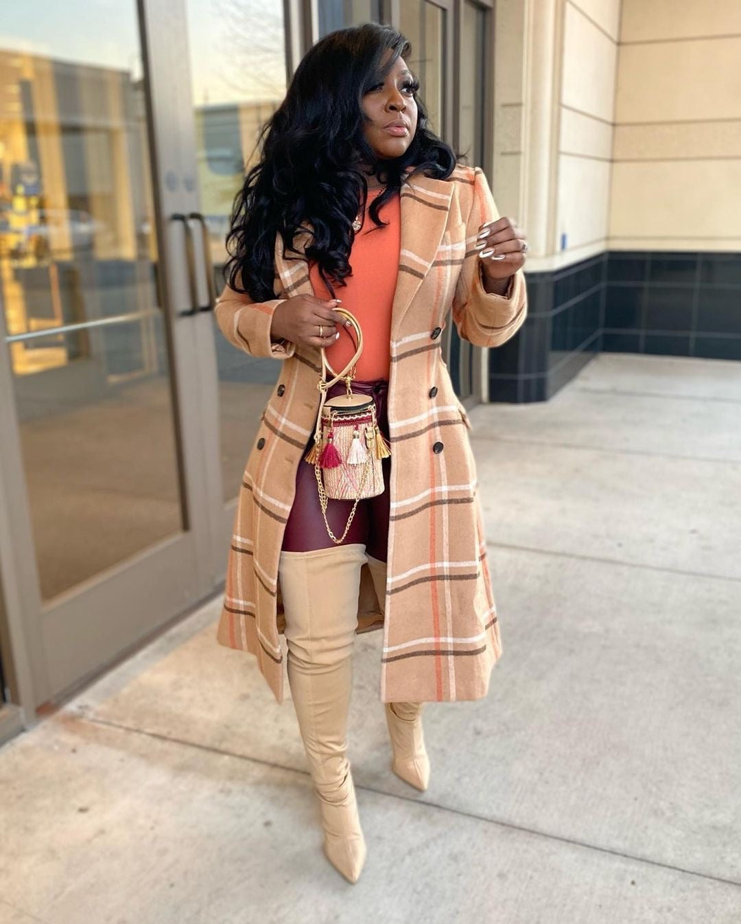 Wholesale Latest Fashion Solid Long Sleeve Button Women Jackets Plus Size Women's Coats Fashion Coat Trench Coats