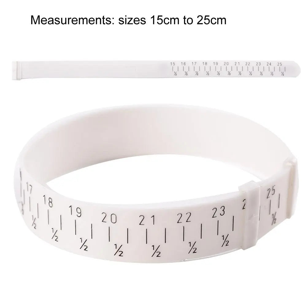 1Pc ABS Plastic Bracelet Bangle Gauge Sizer Jewelry Measure Wrist Size Tool 15-25cm Jewellery Bracelet Making Tools for Jewelers