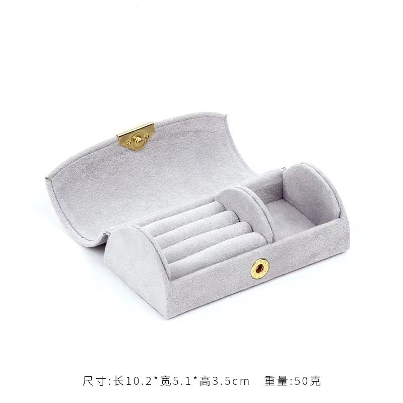 Velvet Travel Portable Jewelry Box Jewelry Storage Box