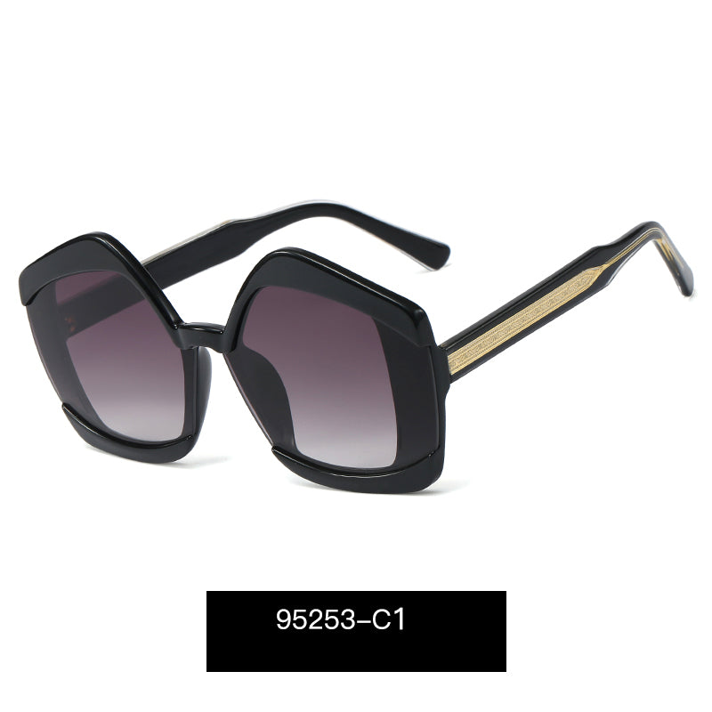 95253 Trendy Sunglasses Women Hot Selling Retro Personality Cheap Sunglasses Ladies Shades Sunglasses Wholesale UV400