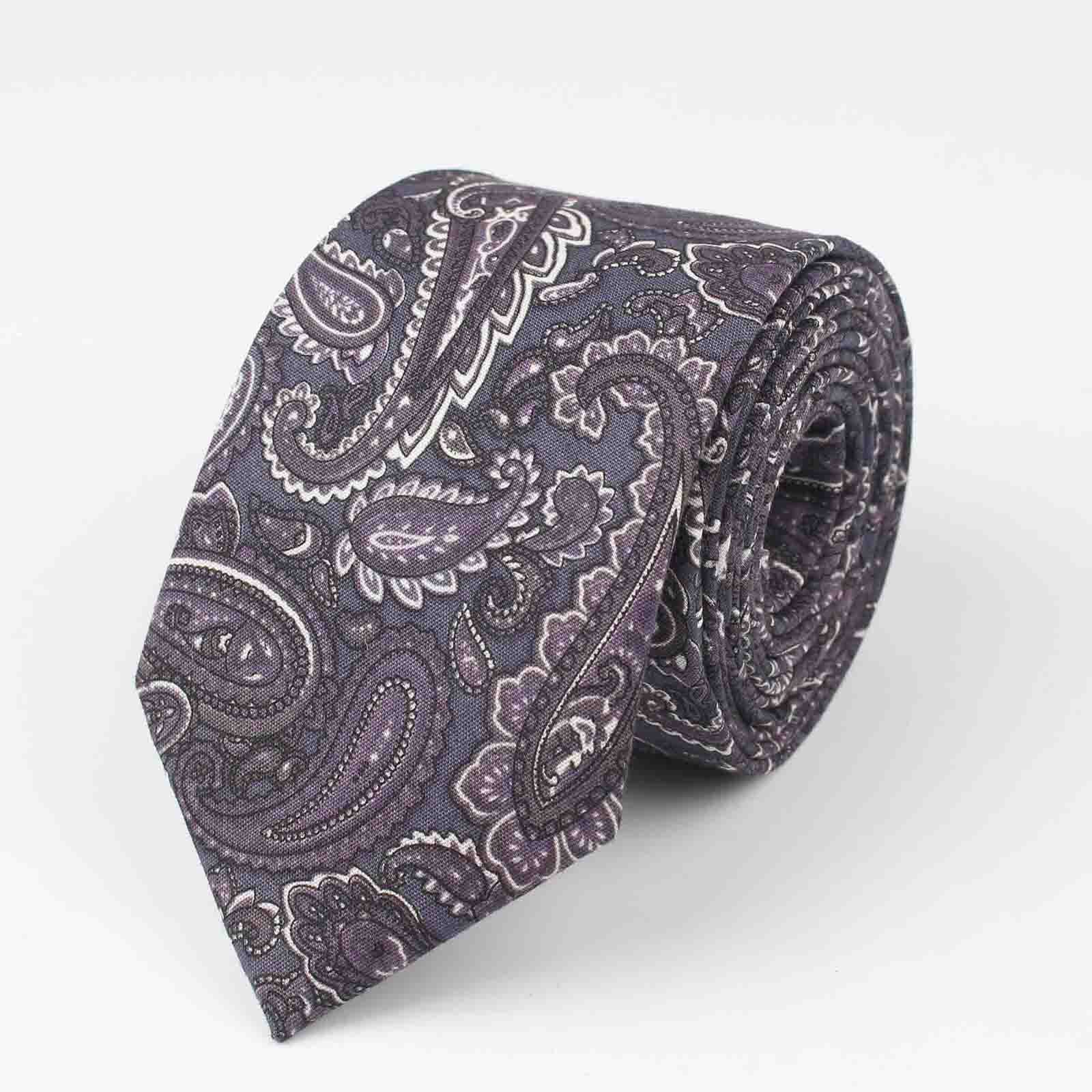 Tie Classic Men's Plaid Necktie Casual Sweet Flower Paisley Suit Bowknots Ties Male Cotton Skinny Slim Ties Colourful Cravat