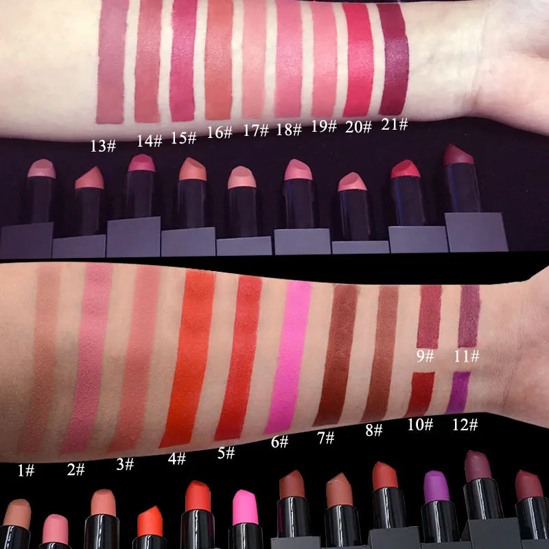 Private Label Waterproof Cosmetics Organic Matte Lipstick Long - My Store
